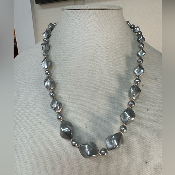 Three vintage smush bead necklace - Picture 2 of 9